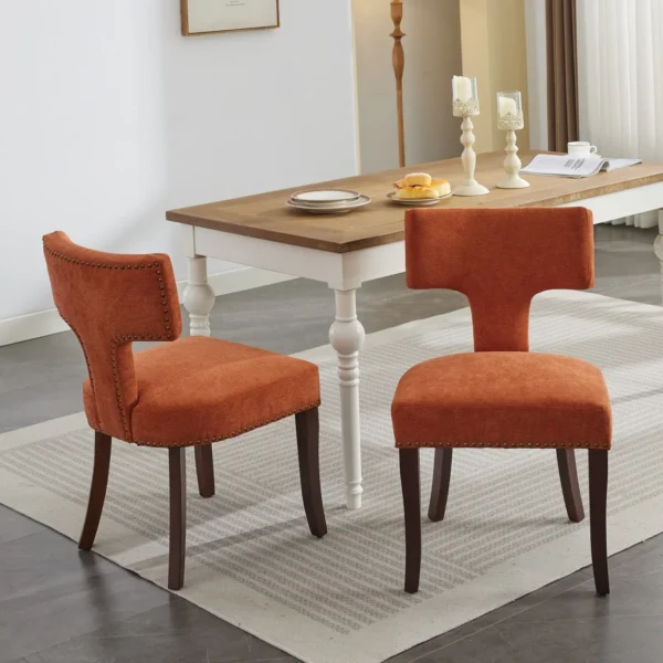 Mid Century Modern Dining Chairs Set of 2