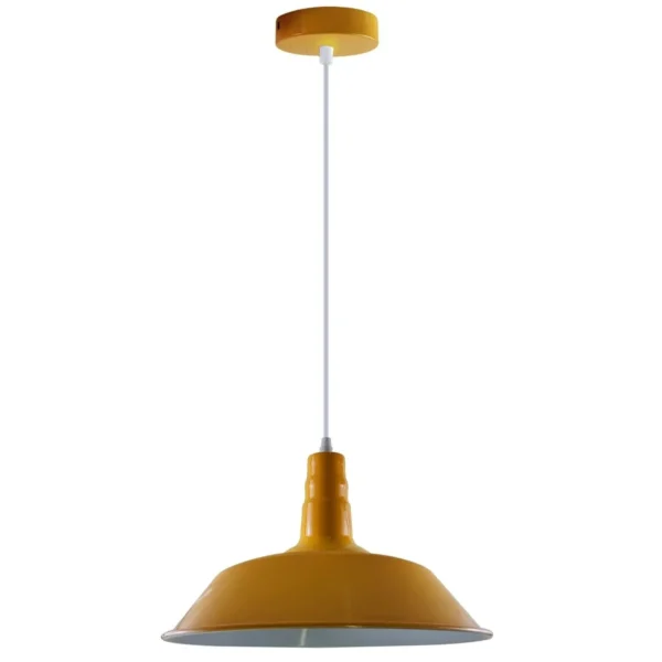 Retro Adjustable Hanging Yellow pendant light
