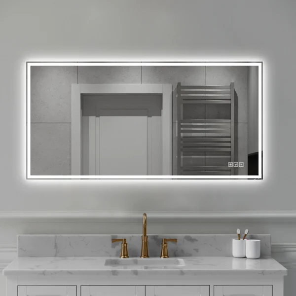 48 in x 24 in LED Bathroom Vanity Wall Mirror