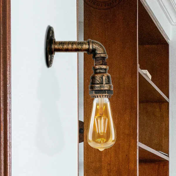 Retro industrial Pipe light